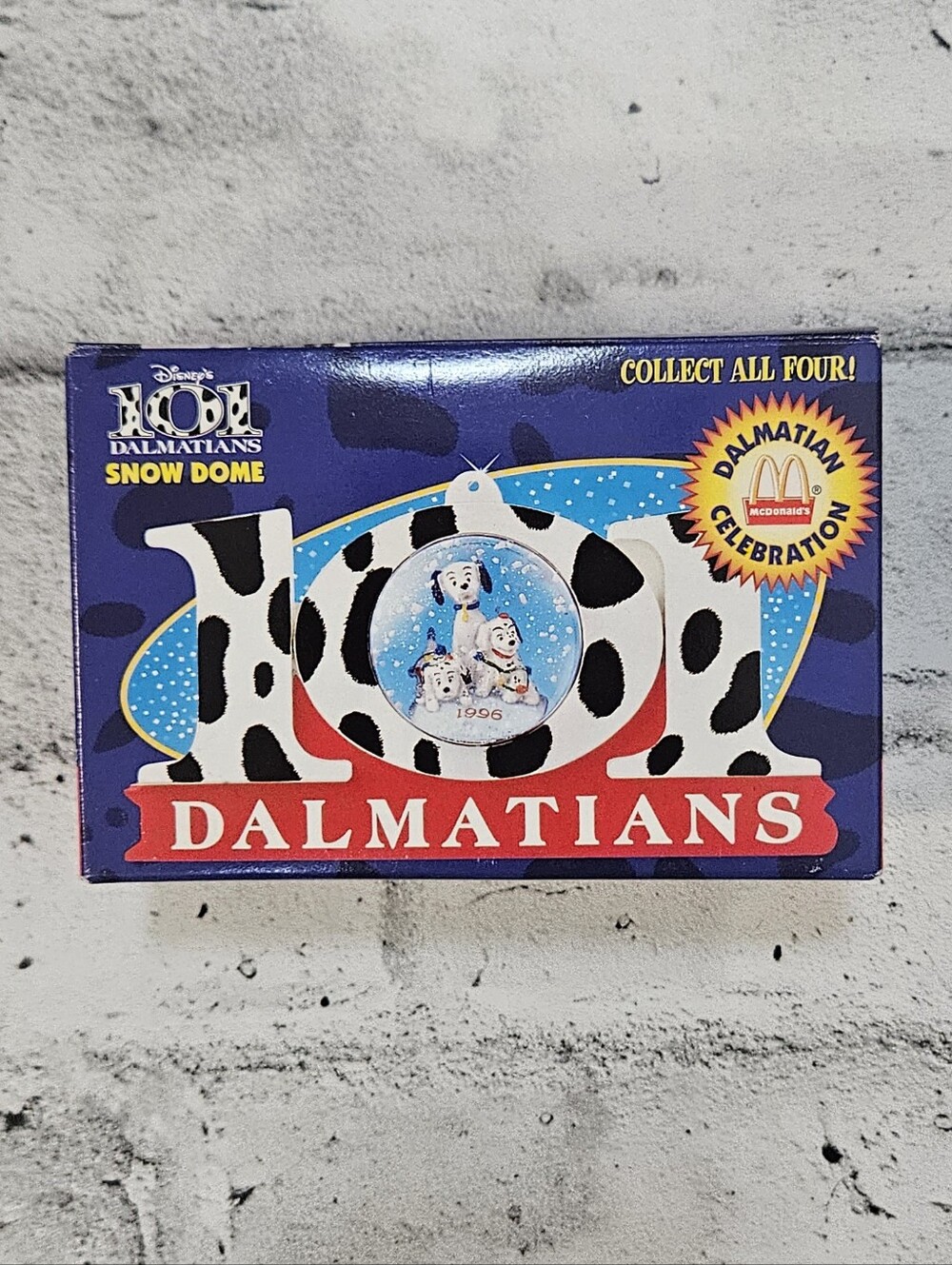 Vintage 1996 Disney 101 Dalmatians McDonalds Dalmatian Celebration Snow Dome